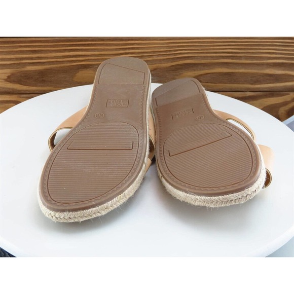 Time And Tru Size‎ 10 M Women Sandal Slide Beige Synthetic - Picture 10 of 10
